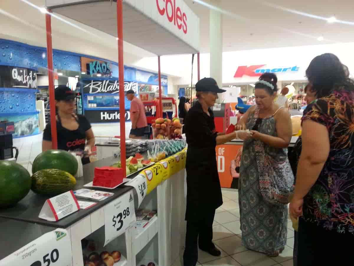 coles-food-sampling