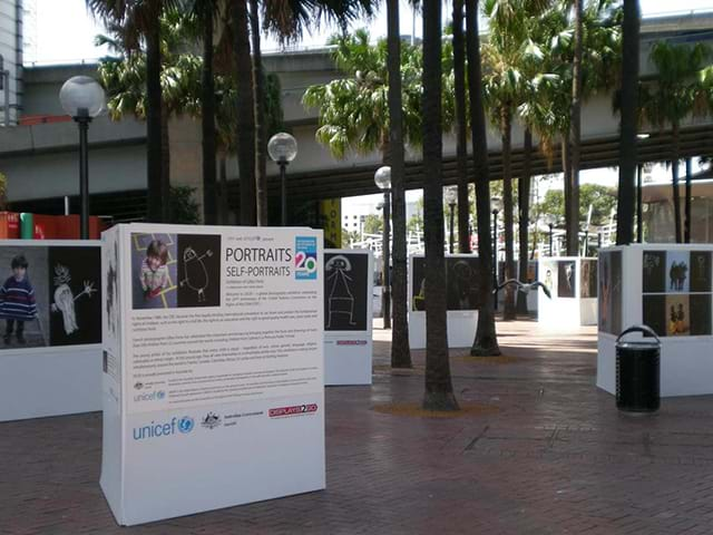 unicef-outdoor-signage-in-darling-harbour-sydney