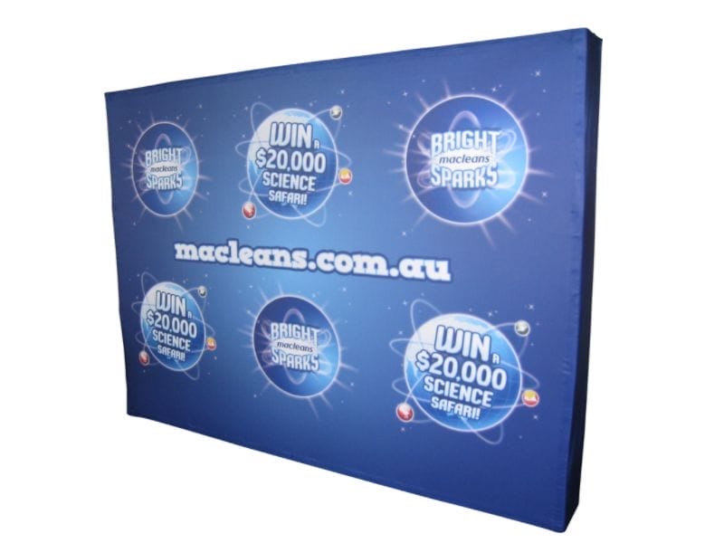 Straight pop-up stand in 3m width - Displays2Go