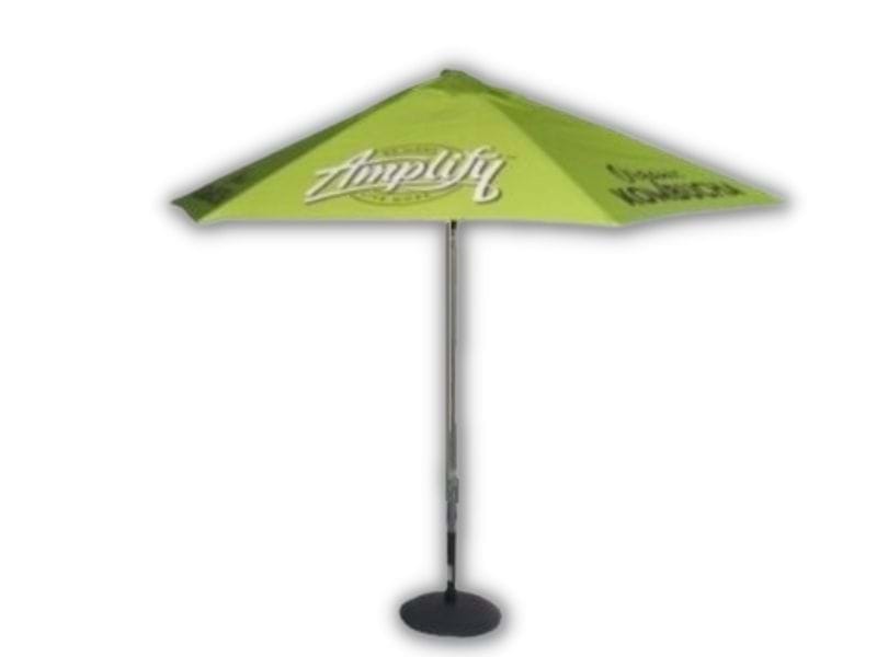Branded Umbrellas: Printed Green Umbrella - Displays2Go