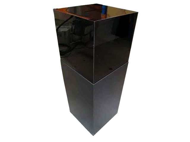 Suggestion box with smoked top to conceal the details written on the forms - Displays2Go