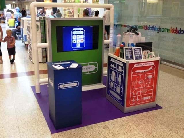 Shopping mall entry box kit - Displays2Go