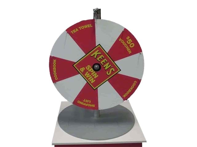 Portable prize wheel - Displays2Go