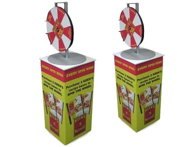 Prize wheel on stand - Displays2Go