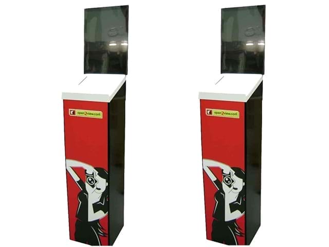 Free standing entry box - Displays2Go
