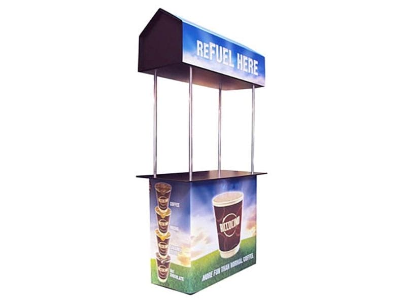 Coffee cart with branding - Displays2Go