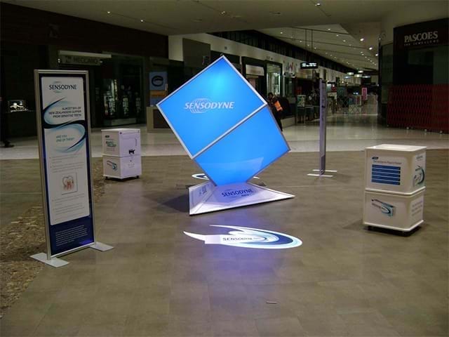 Mall display for sensodyne - Displays2Go