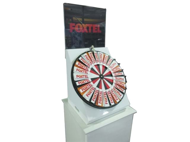 Prize wheel with removable graphics - Displays2Go