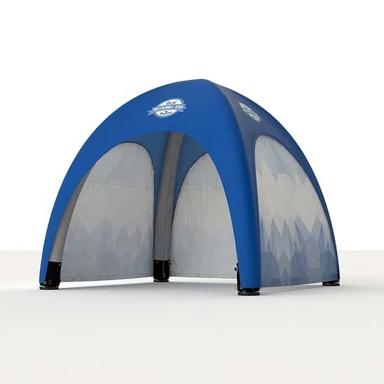 3m inflatable gazebo with 3 single-sided printed doors - Displays2Go