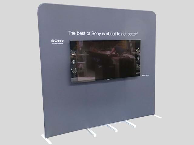 Tv and backdrop - Displays2Go