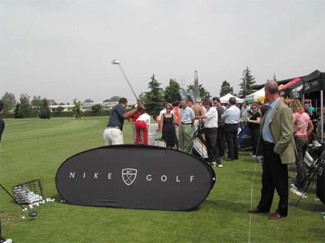 Ground signage perfect for golf days - Displays2Go