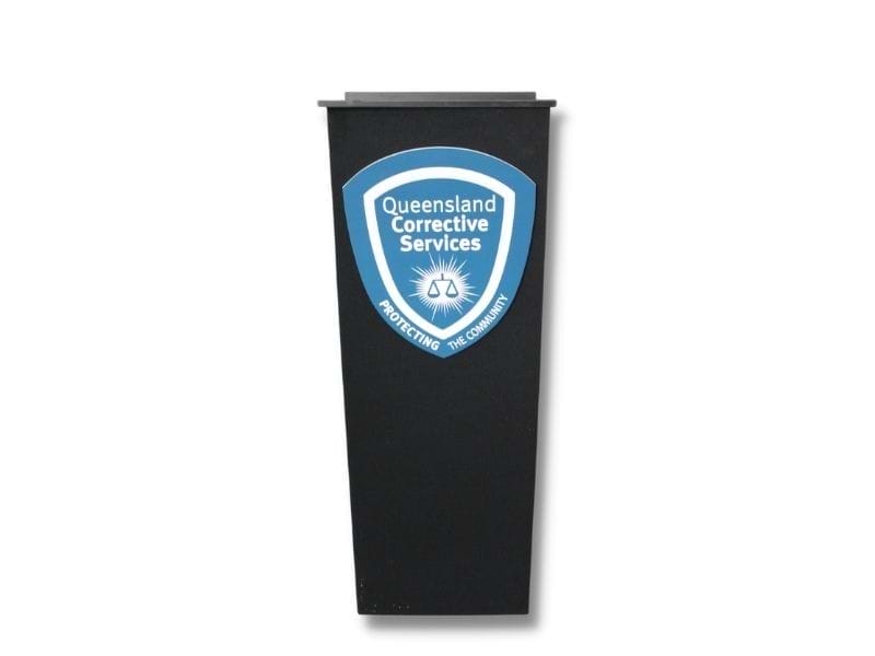 Portable Lectern: Flat Pack Black Lectern - Displays2Go