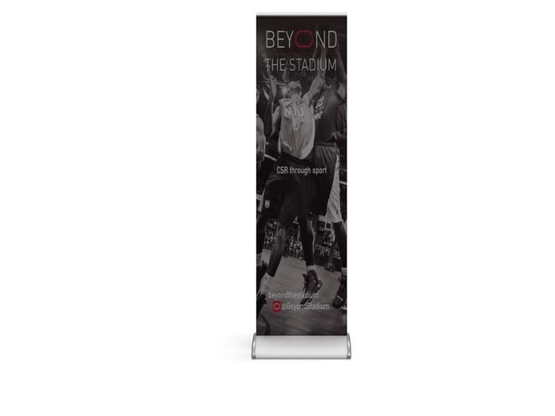 500mm wide Premier pull-up banner stand - Displays2Go