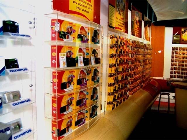 Display shelves in retail store - Displays2Go