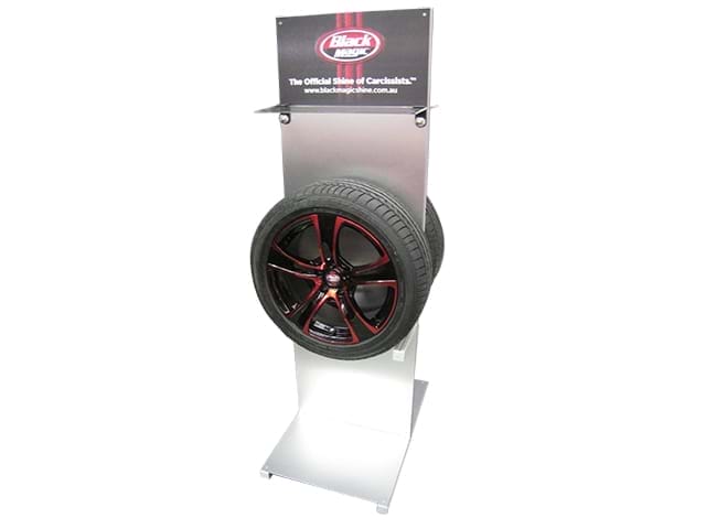 Portable tyre stand - Displays2Go