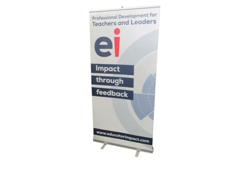 850mm wide Quickscreen exhibition banners - Displays2Go