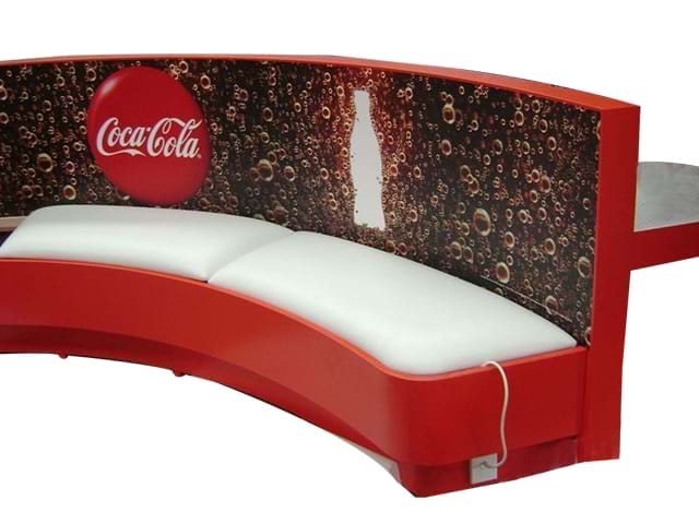Custom furniture for coke - Displays2Go