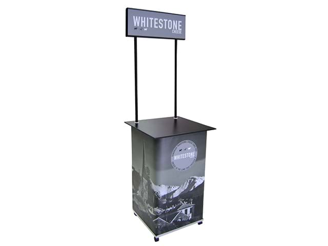 Sales counter on wheels - Displays2Go