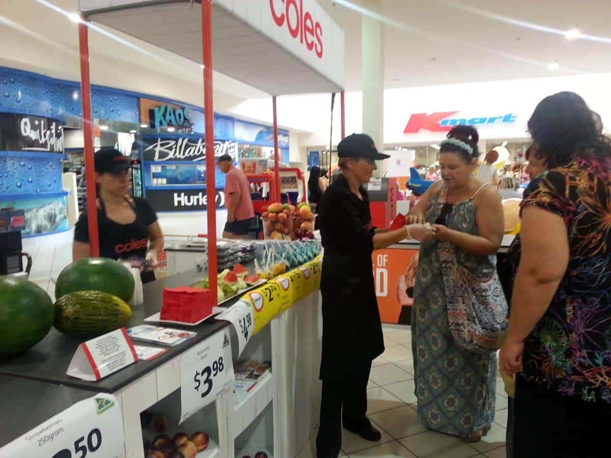 Coles food sampling - Displays2Go