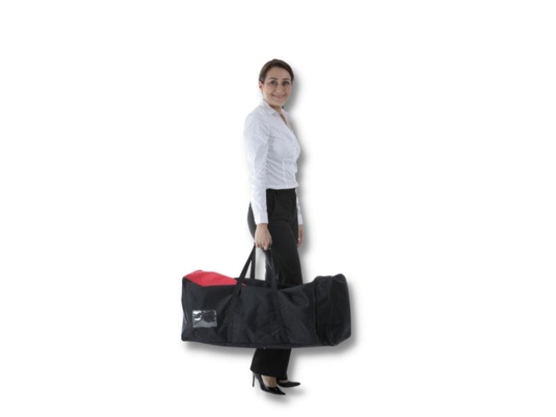 The entire display packs away quickly and easily into carry bag(s) - Displays2Go