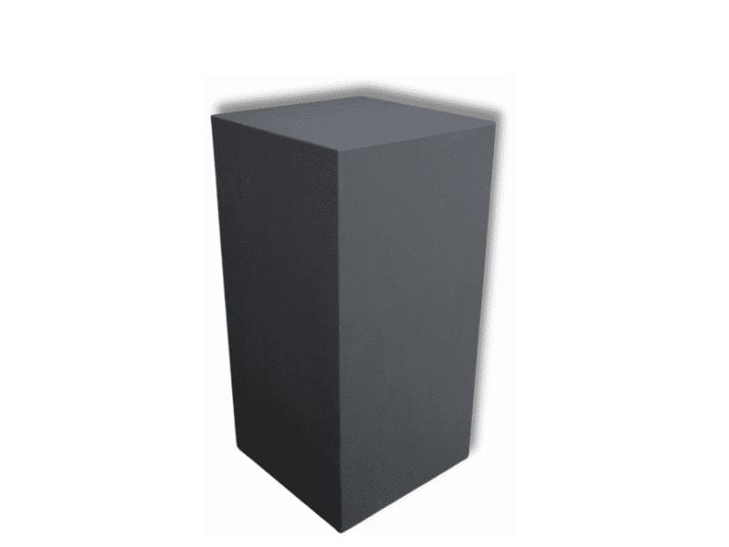 Charcoal Painted Timber Plinth - Displays2Go