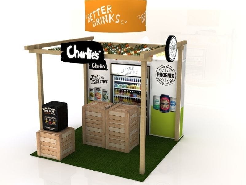 Trade Show Booths: 3m x 3m exhibition stand charlies - Displays2Go