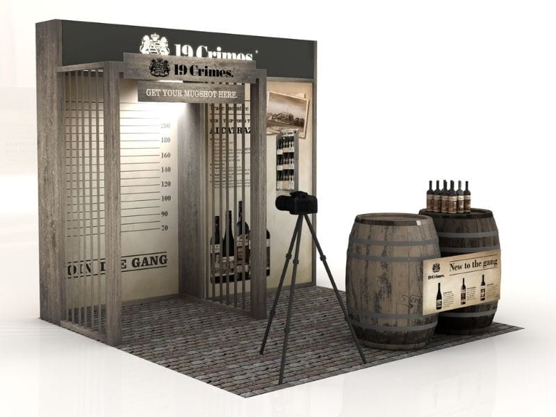 Trade Show Booths: 6m x 3m exhibition stand 19 crimes - Displays2Go