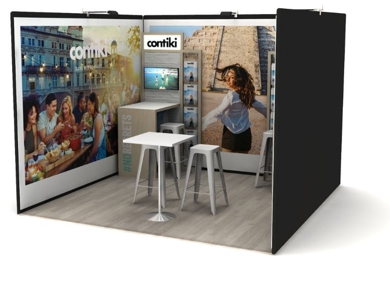 Trade Show Booths: 6m x 3m exhibition stand 19 contiki - Displays2Go