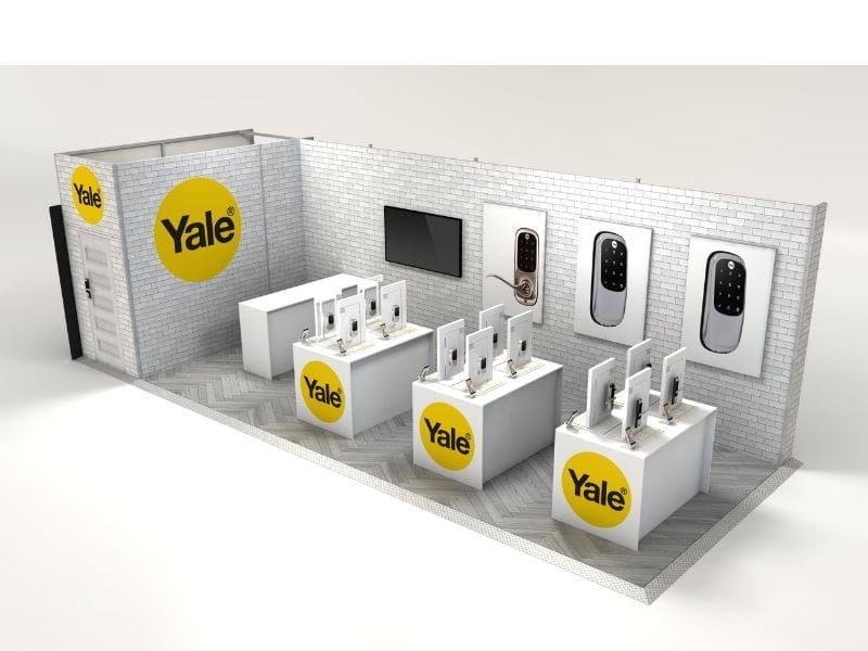 Trade Show Booths: 9m x 3m exhibition stand yale - Displays2Go